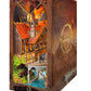 Strucwood Book Nook Kit With LED Light - 3D Wooden Puzzles for Shelf Decor - DIY Dollhouse Kit - Nook Decor With Dust Cover - Ma