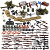 Feleph WW2  Set US Military Toy Kit for Soldier Figures Model Pack Army Equipment Gear Pieces Compatible with Major Brands