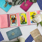 Knana 5Pcs Velvet Tarot Card Bags,Tarot Storage Bags,Tarot Wrap And Pouch,Tarot Deck Storage Holder For Tarot Cards Playing Cards - Star