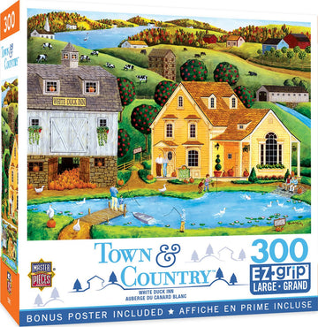 Masterpieces 300 Piece Ez Grip Jigsaw Puzzle - The White Duck Inn - 18''X24''
