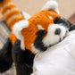 Chongker Breathing Stuffed Animal, Soothing Red Panda Plush Toy with Rhythmic Motion, Interactive Companion Plush for Kids & Adu