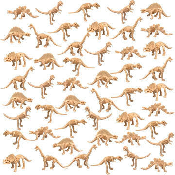 Ppxmeeudc 48Pcs Dinosaur Fossil Skeleton Dinosaur Skeleton Toys Dino Sand Dig Party Favor Decorations