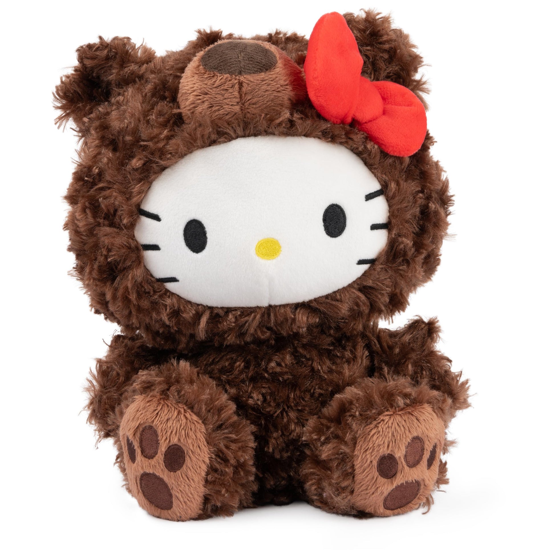 GUND Sanrio Hello Kitty Philbin Teddy Bear Plush Toy  enhanced Stuffed Animal for Ages 1 and Up  Brown  10 