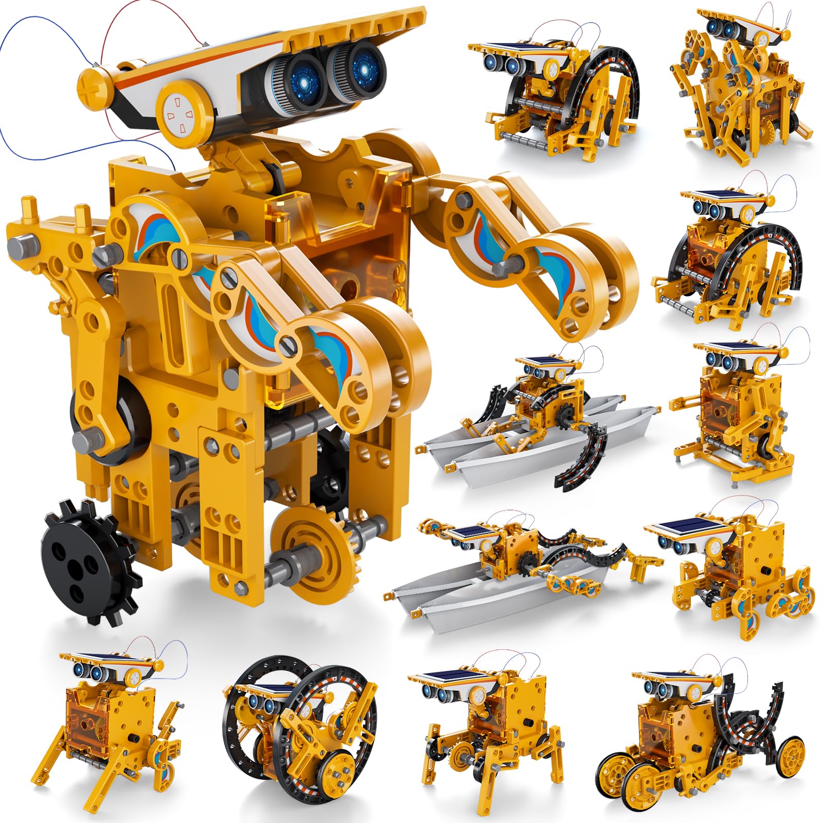 Stem 12-In-1 Education Solar Robot Toys For Boys Ages 8-13, Diy Stem Building Science Kit Birthday Gifts For Kids 8 9 10 11 12 1
