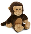 DolliBu Monkey Plush - Super Soft Stuffed Animal  Cute Brown Wildlife Animal Plush  Adorable Fluffy Stuffed Animal for Boys and Girls  Stuffed Zoo Animals Plush Gift for Babies  Kids  mature-themeds - 9 Inch