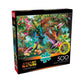 Buffalo Games Hummingbird Garden 500 Piece Jigsaw Puzzle - Hidden Images, Green, Model 3789, Paper Material
