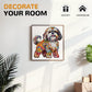 wudhank Wooden Jigsaw Puzzle, Shih Tzu Dog, 100pcs, Small, Unique Wood Shape Cut Puzzle, Best Gift for Puzzle Lovers