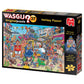Jumbo, Wasgij, Original 37 - Holiday Fiasco!, Unique Collectable Jigsaw Puzzle For Adults, 1,000 Piece