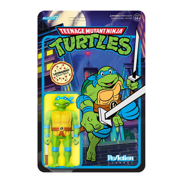 Super7 Teenage Mutant Ninja Turtles Leonardo - 3.75' Tmnt Action Figure With Accessories Classic Cartoon Collectibles And Retro Toys
