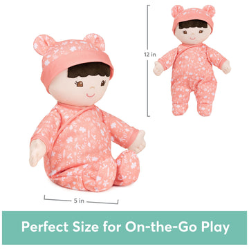 Gund Baby Sustainable Baby Doll, Plush Doll Made From Recycled Materials, For Babies And Newborns, Poppy, 12