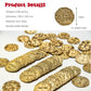 Prefdo Metal Pirate Coins, 50PCS X Large Gold Treasure Coin Set Spanish Doubloon Replicas Fantasy Metal Coins Pirate Gold Coins