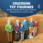 Creative Minds Marvel Education Caucasian Family Toy Figure Set for Kids Ages 3+, Set of 8 Inclusive and Diverse Dollhouse Toy F