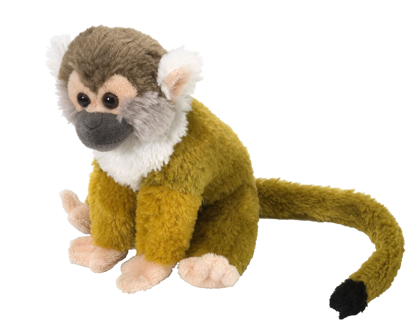 Wild Republic Squirrel Monkey Plush Toy, 8 Inch Yellow Stuffed Animal, Cuddlekins Model 12303