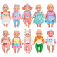 10 Sets Baby Doll Clothes And Accessories Fit For 14-16 Inch Baby Dolls,43 Cm New Born Baby Dolls,15 Inch Dolls,18 Inch Dolls (Doll Is Not Included)
