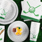 Durony 96 Pieces Golf Party Supplies Tableware Set Include Golf Paper Plates Napkins And Cups Golf Dessert Plates For Golf Sport