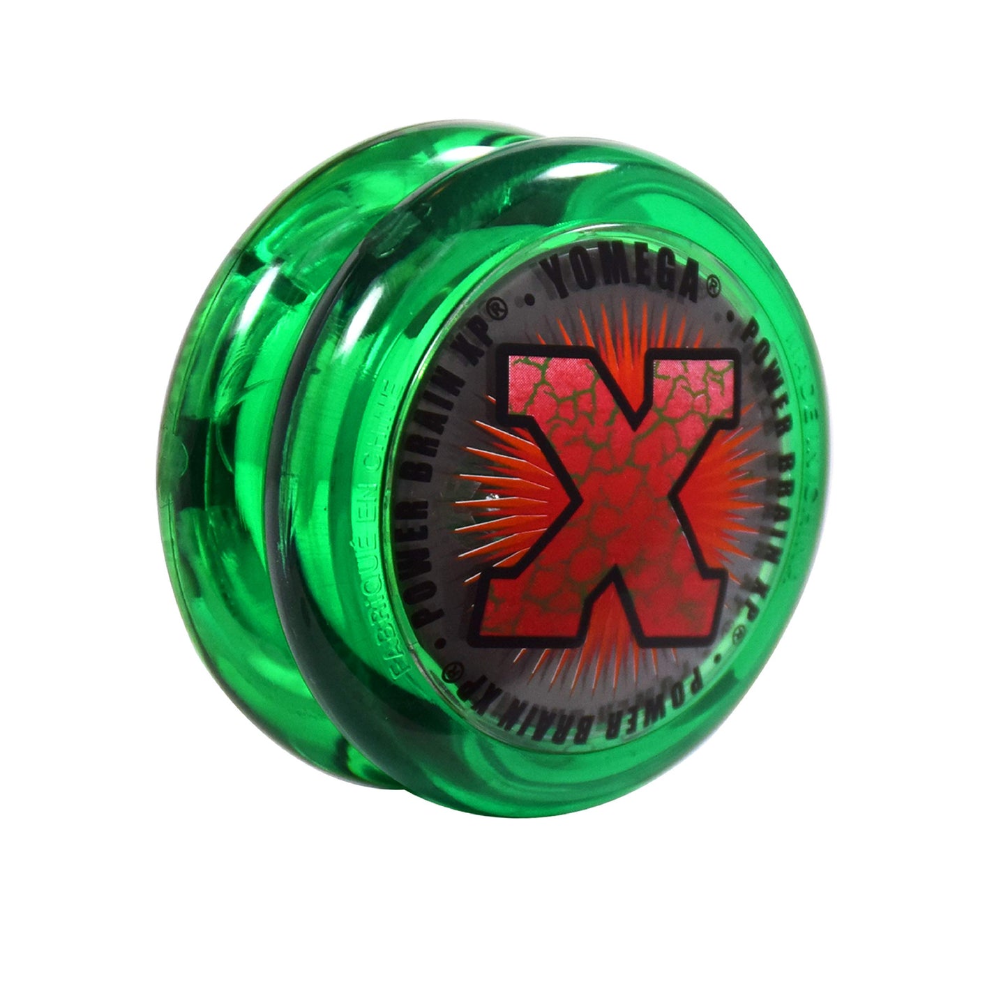 Yomega Power Brain Xp Yoyo - Includes Synchronized Clutch And A Smart Switch Which Enables Players To Choose Between Auto-Return And Manual Styles Of Play + Extra 2 Strings (Green)