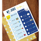 Children Inspire Design Routine Chart for Kids - Morning & Bedtime, Skills Development, Wall Art, 0.1"L x 8"W, Blue, Paper