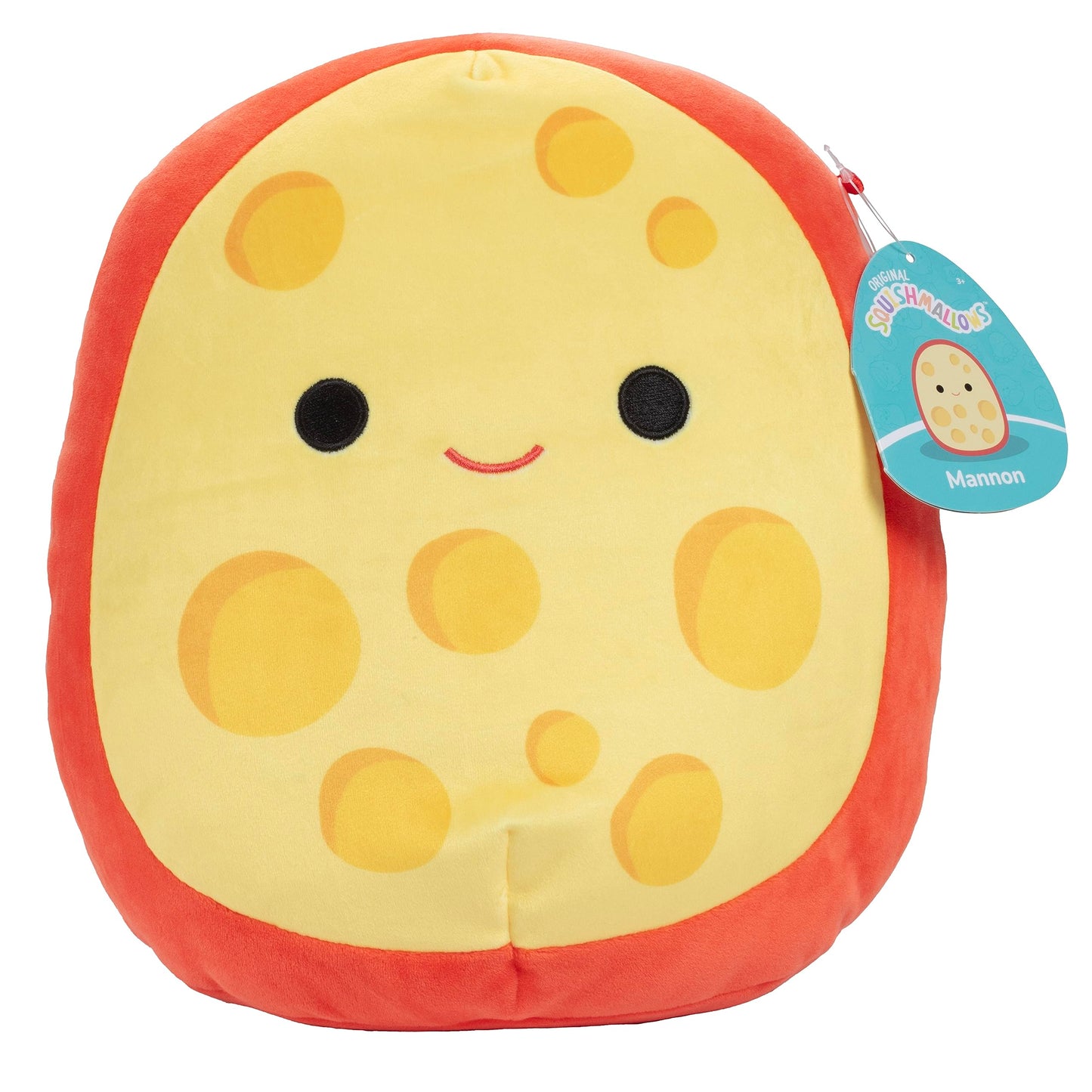 Squishmallows 10-Inch Mannon The Easter Gouda Plush Toy - Yellow Soft Polyester Stuffed Animal - Collectible for Kids and Collectors