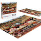 Buffalo Games 300-Piece Oversize Jigsaw Puzzle - Sleepy Town West by Charles Wysocki, Made in USA, Includes Full Color Poster