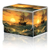 DEGDFSGR Card Game Storage Box for TCG MTG Commander Deck Box Organizer Trading Card Case Magnetic Closure Creative Pattern Up t