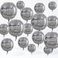 TONIFUL 16Pcs Large Disco 4D Giant Round Foil Balloon 4D Mirror Metallic Mylar Sephere Balloons for Christmas New Year Birthday 