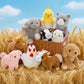 MaoGoLan 10 Pack Stuffed Farm Animals Bulk Plush Dog Cat Highland Cow Horse Sheep Pig Chicken Bunny Farm Animal Toys Set for Kids Party Favors Decorations Valentine 's Day Easter Gifts