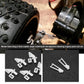 The Lord of the Tools 15Pcs Fixed Wing Airplane Control Horn Kit 1.2 X 200mm Pushrod 1.3mm Pushrods Connector Control Horn Acces
