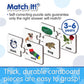 Learning Journey International Match It! - Rhyme - 30 Self-Correcting Rhyming Words with Matching Images for Emerging Readers, M