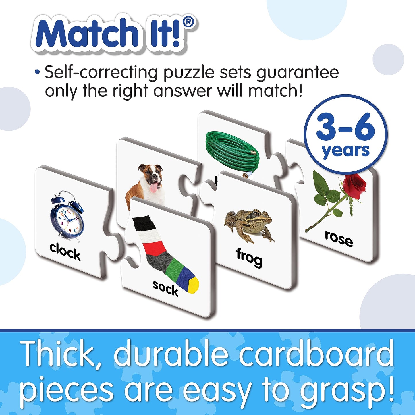 Learning Journey International Match It! - Rhyme - 30 Self-Correcting Rhyming Words with Matching Images for Emerging Readers, M