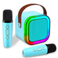 Mini Karaoke Machine, Portable Bluetooth Speaker With 2 Wireless Microphone, Toys For 3-12 Years Old Boys Gifts, Kids Karaoke Mi