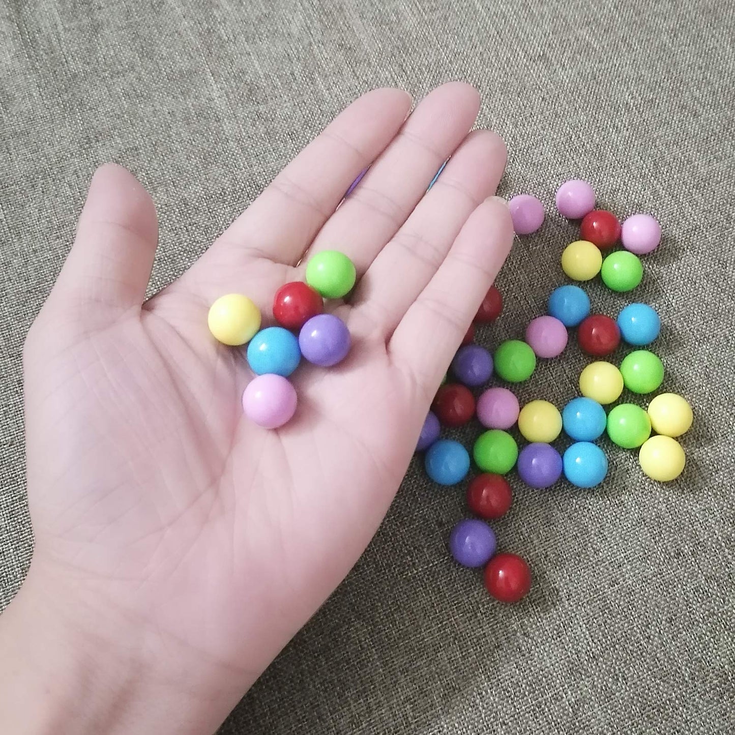 Hotusi 60 Pcs Chinese Checkers Marbles Balls In 6 Colors,14Mm Game Replacement Marbles Balls For Marble Run, Marbles Game