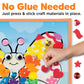 Creativity For Kids Sticky Wall Art: Butterfly - Toddler Sensory Toys, Crafts For Toddlers 3-4+