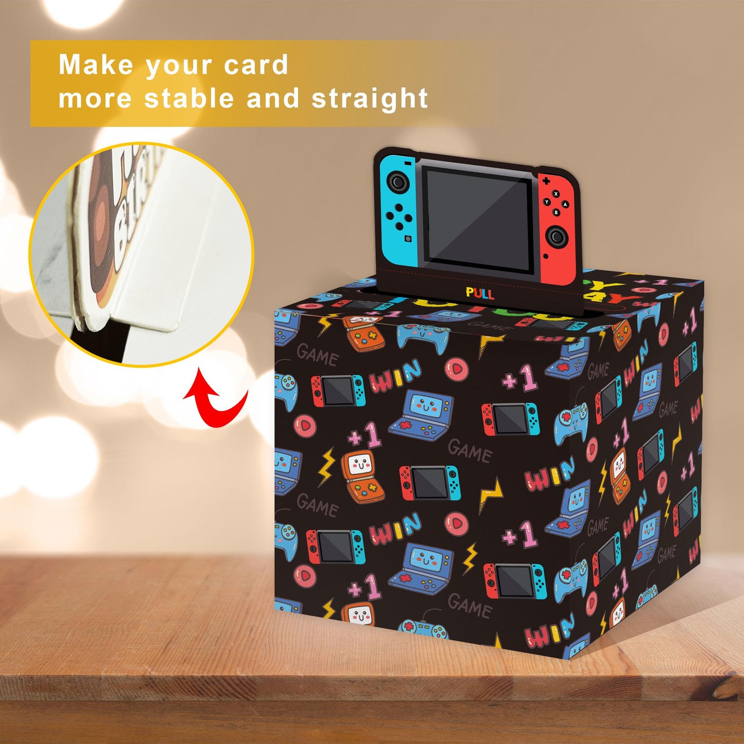 Azbuk Birthday Money Box For Cash Gift Pull Money Box For Cash Gift Money Pull Box For Cash Gift Happy Birthday Card And 35Pcs Transparent Bags Birthday Gifts For Boys Girls Best Friend Child Kids