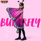 Spooktacular Creations Purple Butterfly Wing Kids  Halloween Butterfly Costume for Girls with Lace Mask and Bug Headband for Halloween Costume Party