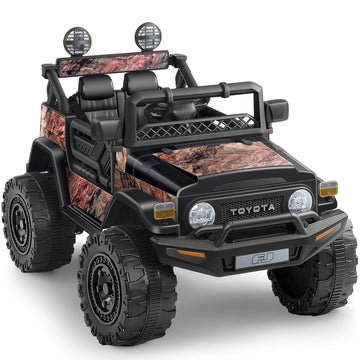 Elemara Ride On Car Fo Kids, Toyota Fj40 Electric Car With Remote, 4.0 Mph Ride On Truck,Jeep For Toddlers, 12V 7Ah Battery Powe