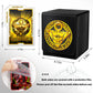 Card Deck Box For Ygo Mtg 3D Sculpted Relief Deck Box 110 Card Storage Box Trading Games Leather Storage With Divider (Millenniu