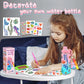 7July Decorate Your Own Water Bottle Kits For Girls Age 4-6-8-10 (Stainless Steel),Mermaid Themed Painting Crafts,Fun Arts And C