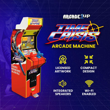 Arcade1Up 17'' Time Crisis Arcade Game Machine, Lcd Screen Multiplayer W/ Stand Up Cabinet