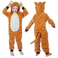 Raberto Unisex Children Animal Onesie - Kids Girls Boys Tiger Costume For Halloween, Christmas, Carnival & Party - Ages 10-12