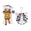 Na! Na! Na! Surprise 2-In-1 Bianca Bengal Fashion Doll & -Plush Purse Series 4 – Soft Wallet Bag Pouch Gifts For Kids Girls Key Chain Pom