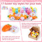 Shitailu 24 Pcs Easter Jumping Popper And Wind Up Toys For Kids Gift Boys Girls Toddlers Easter Goodie Bag And Basket Stuffers E