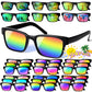 Aileho Kids Sunglasses Bulk - Party Favors For Kids 4-8, 24 Pack Neon Sunglasses With Uv400 Protection, Kids Sunglasses Party Favors, Goodie Bags Stuffers For Kids Pool Birthday Party Favors