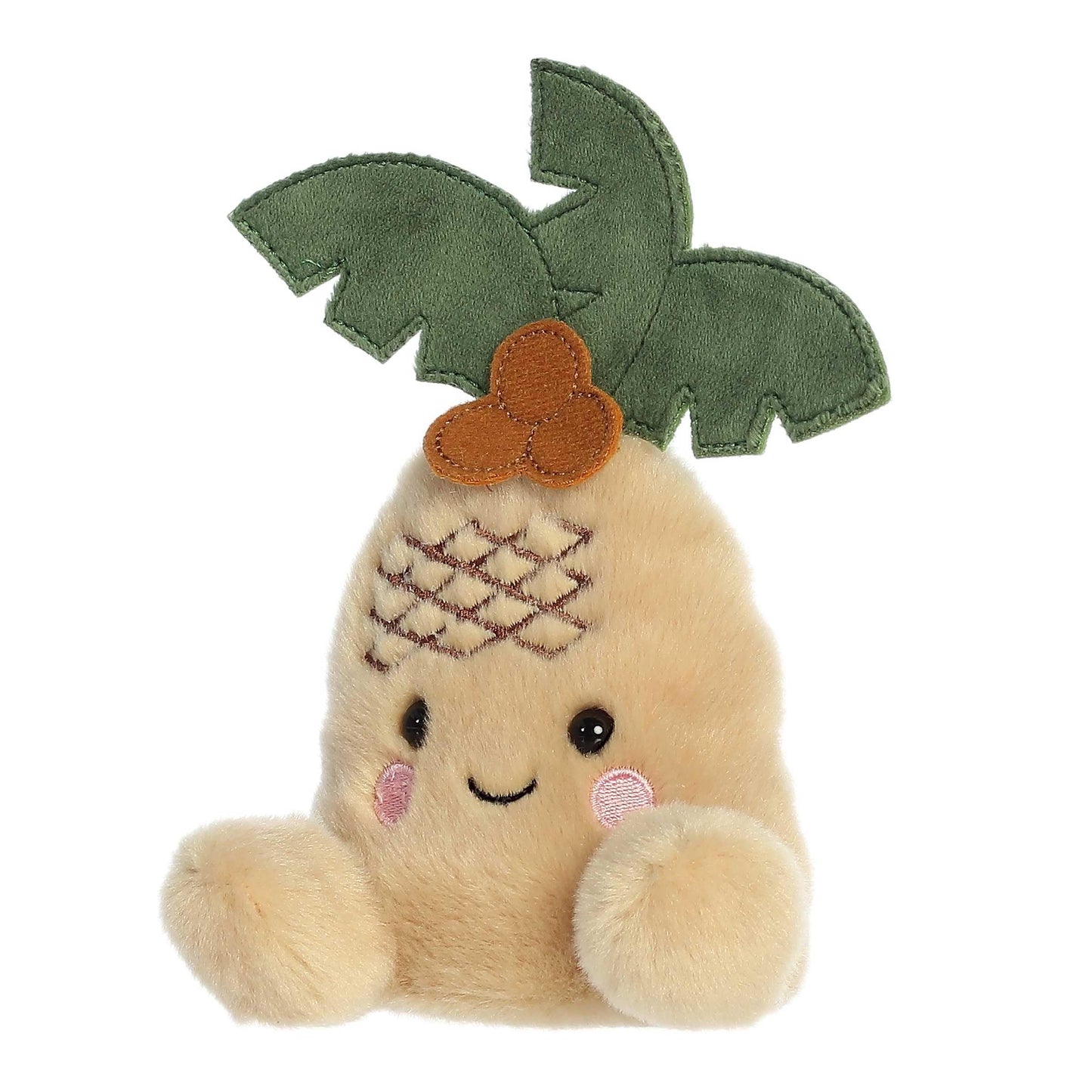 Aurora Adorable Palm Pals Breezy Palm Tree Stuffed Animal - Pocket-Sized Play - Collectable Fun - Brown 5 Inches