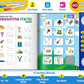 Gufino Bilingual Activity Books For Kids Ages 3-5 - English & Spanish Interactive Workbook Learning Toys: Abcs, Numbers, Shapes,