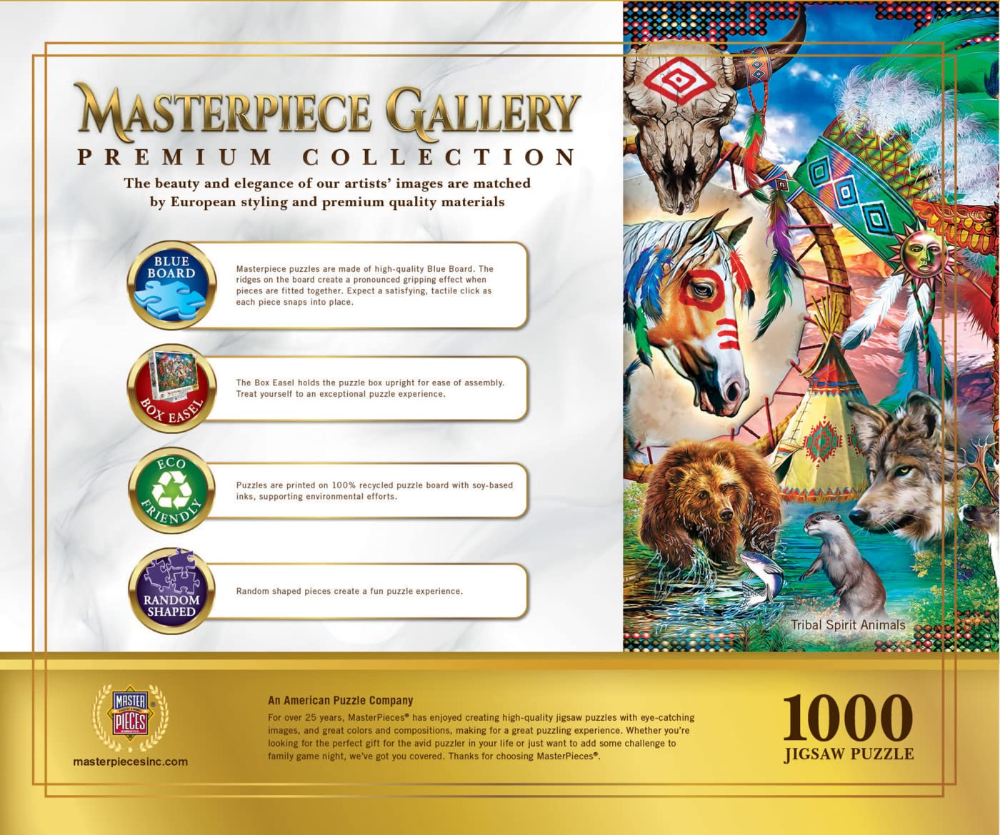 Tribal Spirit Animals  1000Pc
