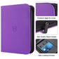 Card Binder 12 Pocket with Zipper  816 Pockets Trading Card Holder Book  enhanced PU Cover Zip Folder Binder  Side Loading Carrying Case Binder Album for TCG  MTG  Sports Cards  Game Cards
