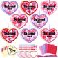Lunmon 24 Sets Religious Heart Valentine Crafts Christian Cross DIY Tissue Paper Vbs Sunday School Crafts Kit Arts Hanging Ornam