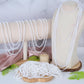 100 PCS White Mardi Gras Beads Bulk, 33'' Mardi Gras Beads Necklaces, Round Beaded Accessories Set Parade Throw Beads Accessorie