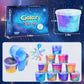 12 Pack Galaxy Slime Kit, Galaxy Slime Cup Party Favors For Girls Boys, 12 Constellations Series Mini Slime Bulk, Wet, Non-Stick