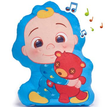 WOW! STUFF CoComelon JJ Musical Sleep Soother Toy - Plays 6 Bedtime Songs, Night Light, Blue, for Toddlers Ages 2-5
